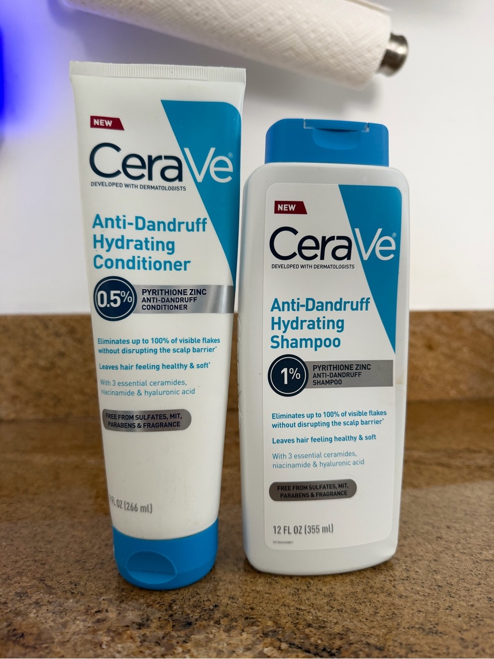 CeraVe Anti-Dandruff Hydrating Shampoo & Conditioner